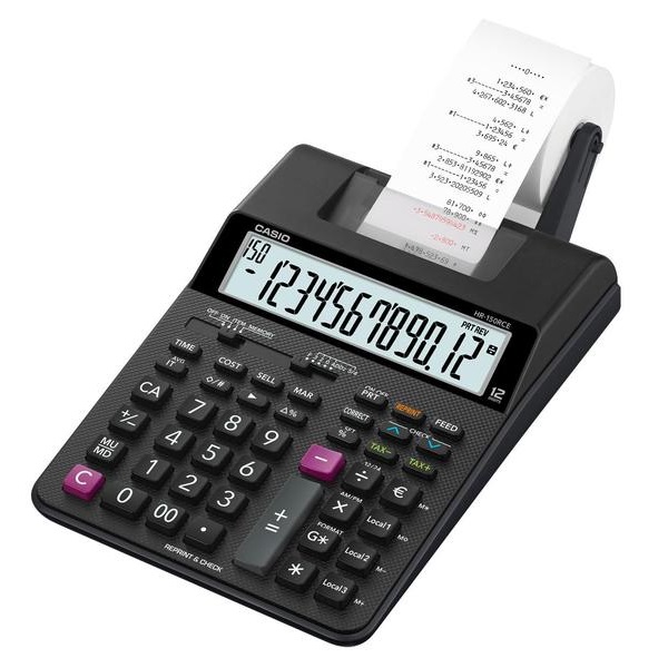 Калькулятор Casio HR-150RCE, печатающий, 12-разрядный
